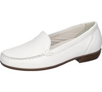 Mokassin WALDLÄUFER "HINA", Damen, Gr. 4 (37), weiß, Nappaleder, unifarben, Schuhe Mokassin, Slipper, Bequemschuh, Schlupfschuh in Komfortweite H (= sehr weit) (68116069-4) weiß