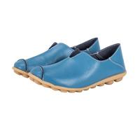 Mokassins Damen Kunstleder Loafers Runder Zehenpartie Slip On Schuhe Leicht rutschfest Schlupfschuhe Low-Top Freizeitschuhe Damenschuhe Einzelneschuhe Bequeme Lässige Halbschuhe Walkingschuhe