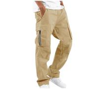 MOKBAY Bundeswehr Hose Herren, Combat Hiking Leichte Wander Kleidung Baggy Worker Stretch Arbeitshosen Männer, Männer Wasserdicht Camo Tactical Military Slim Fit Cargojeans Herren, L