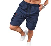 MOKBAY Cargo Hosen Herren Kurz, Wanderhose Army Golfhose Summer Funktionshose Outdoorhose Männer Chino Short Long Kuze Leichte Arbeitshose, Drive Elegant Leichte Shorts Herren Sommer, 3XL