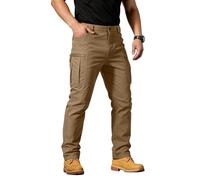 MOKBAY Cargo Jeans, Camo Leichte Outdoor Arbeitshosen Männer, Baggy Arbeit Military Stretch Kleidung Männer Combat Security Regular Relaxed Armee Bundeswehr Hose Herren, M