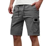 MOKBAY Cargo Shorts Herren, Shorts Long Baggy Bermudas Herren Sommer, Lange Bermudashorts Camo Freizeithose Große Größen Cargohose Sport Caprihose Hike Arbeit Cargoshorts Arbeitshosen Kurz Männer, M