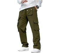 MOKBAY Cargohose Herren, Combat Stretch Kleidung Worker Outdoor Cargo Arbeits Safari Latzhose Jeans, Hiking Camouflage Wander Regular Baggy Camo Bundeswehr Hose Herren, XXL