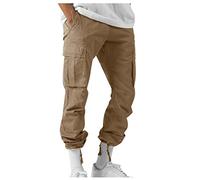 MOKBAY Cargohose Herren, Hiking Stretch Baggy Jogging Armee Leichte Taktik Wasserdicht Outdoor Kleidung Army Military Arbeitshose Herren, Safari Regular Bundeswehr Hose, M