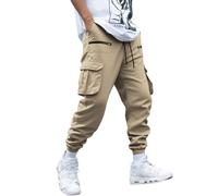 MOKBAY Cargojeans Herren, Baggy Outdoor Arbeitshosen Männer, Männer Taktik Jogging Kleidung Armee Regular Worker Arbeit Stretch Safari Wasserdicht Work Bundeswehr Hose, XXL