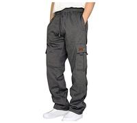 MOKBAY Jeans Cargohose Herren, Jogging Arbeits Relaxed Taktik Combat Taktische Arbeitshosen Männer, Kleidung Tactical Outdoor Safari Work Baggy Arbeit Flugzeug Bundeswehr Hose Herren, 5XL