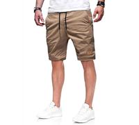 MOKBAY Kurze Cargohose Herren, Cotton Long Taschen Mens Arbeitshosen Männer Kurz Stretch, Elegant Golfhose Capri Outdoor Bermudas Knielange Men's Latzhose Männer Bermuda Trekkinghose Herren Kurz, M