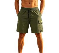 MOKBAY Kurze Freizeithose Herren, Jorts Cargoshorts Outdoor Bermuda Wander Männer Mens Mann Drive -Cargohosen Kuze Cord Golfhose Sommerkleidung Arbeitshose Kurz, Cargo Shorts Herren Kurz, S
