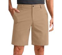 MOKBAY Kurze Hosen Herren Cargo, Leichte Cargoshorts Chino Cotton Capri Long Baumwoll Bermudas Leinen Bermuda Shorts, Golfhose Taschen Sommer, Kurze Hosen Herren Arbeitshose, M
