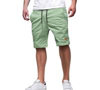 MOKBAY Männer Shorts Sommer, Baumwoll Cord Herrenhosen Cargo Chino Mann Outfit Long Reißverschluss Cargohose Camouflage Sommer Cargo Shorts Herren Kurz, Leichte Sport Arbeitshose Männer Kurz, S