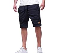 MOKBAY Sommer Shorts Herren, Arbeitsshorts, Baumwoll Taschen Sommer Golfhose Stoff Piratenhose Sweat Arbeit Short Stretch Hike Activewear Wandershorts Reissverschluss Cargohose Kurz, XL