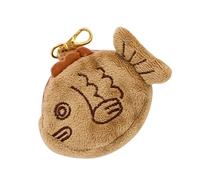 MOKKHNB Fischförmige Münztasche aus Plüsch Handliches Münzportemonnaie mit Kleiner Aufbewahrungsbeutel für Damen für Alltag und Reisen
