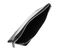 MOKKHNB Lange Herren Geldbörse aus Pu mit Reißverschluss Große Kapazität und Komfortabler Griff Modischer Kartenhalter für Shopping und Alltag