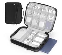 MoKo 13,3-14 Zoll Laptop-Tasche für neuen MacBook Neo (A18 Pro), 13-Zoll Mac Air/Pro M4, 14" Mac Pro M3/M2/M1, 13" MacAir M3/M2/M1, Doppellagige Laptop-Tasche mit rutschfestem Tragegriff, Schwarz