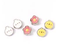 Molang Molang & Piu Piu Ohrstecker-Set silberfarben