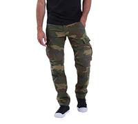 MOLECULE Cargo Hose 62005 Regular Fit Stonewash Canvas Premium Qualität (Camouflage C5, S)