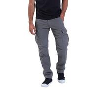 MOLECULE Cargo Hose 62005 Regular Fit Stonewash Canvas Premium Qualität (Olive, XL)