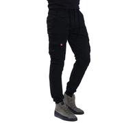 MOLECULE Herren Unisex Cargo Jogger Hose 2155 Cotton Blend Slim FIT (as3, Waist, Numeric_32, Regular, Regular, Schwarz, M)