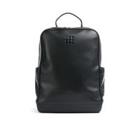 Moleskine Classic Leder-Rucksack, Rucksack für PC und Tablet geeignet, iPad bis zu 15 Zoll, Abmessungen 32 x 42 x 11 cm, Schwarz