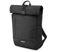 Moleskine Metro Collection Rolltop Rucksack schwarz, Polyester, Unisex, 24L