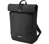 Moleskine Metro Collection Rolltop Rucksack schwarz, Polyester, Unisex, 24L