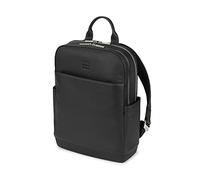 Moleskine (Classic Pro Lederrucksack, Professioneller Bürorucksack, Laptoprucksack für iPad und Notebook bis 15'', Herren Arbeitsrucksack, Größe 43 x 33 x 14 cm) Schwarz