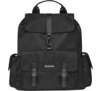 Moleskine Rucksack Medium Kollektion The Legendary, Rucksack Für Arbeit Und Universität Mit Gepolsterte Laptoptasche Aus 100% Recyceltem Material, Größe 39,5 x 39 x 15 cm, Farbe Schwarz