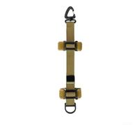 MOLLE Externer Gurt für Rucksäcke mit 360-Grad-Hakenrotation und D-Ring für schnelles Herausnehmen (Khaki)