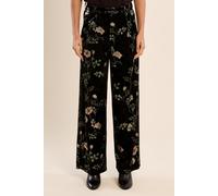 molly bracken - Marlenehose mit weitem Bein beige/grün/schwarz - Gr. - S