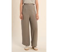 molly bracken - Marlenehose mit weitem Bein und hohem Bund grün - Gr. - L