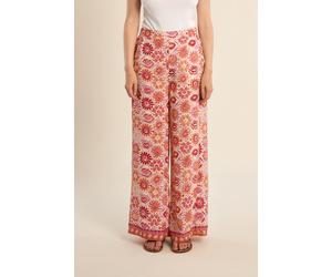 molly bracken - Weite Hose, bedruckt pink/rot/orange - Gr. - XL
