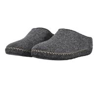 Hausschuh MOLS "Sinaka", Herren, Gr. 38, grau (dunkelgrau), Synthetik, Schuhe Hausschuh, im schlichten Design (40639261-38) dunkelgrau