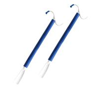 MOLUCKFU 2 Stück Professionelle Ankleidestangen aus Abs Leicht und Robust Anziehhilfe für Senioren Menschen mit Behinderung und Schwangere Hilfsmittel zum Anziehen von Kleidung und Schuhen