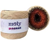 Moly Pastel Bobbel Farbverlaufsgarn | 250g 1000m | Ombre Häkel- und Strickgarn | Baumwoll-Acryl-Mischung für Tücher, Schals, Cardigans und Sommerprojekte (1026)