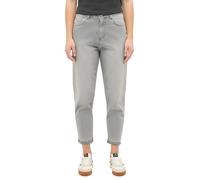 Mom-Jeans MUSTANG "Damen Style Charlotte Tapered", Damen, Gr. 29, Länge 32, 201 grau, Denim/Jeans, 99% Baumwolle, 1% Elasthan, unifarben, bequem, Jeans (23092805-29) 201 grau
