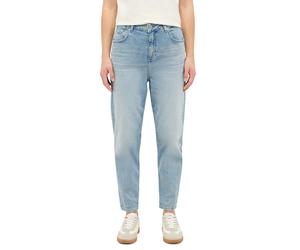 Mom-Jeans MUSTANG "Damen Style Charlotte Tapered", Damen, Gr. 29, Länge 32, blau (222 hellblau), Denim/Jeans, 98% Baumwolle, 2% Elasthan, unifarben, bequem, Jeans (12777156-29) 222 hellblau