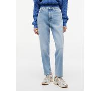 Mom-Jeans TOMMY JEANS "MOM JEAN UH TPR", Damen, Gr. 29, Länge 30, denim light, Denim/Jeans, Obermaterial: 81% Baumwolle, 18% Lyocell, 1% Elasthan, unifarben, lang, Jeans, Tapered Mom Jeans mit ultraho