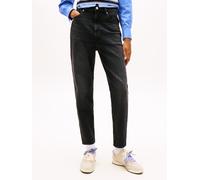 Tommy Jeans Damen Mom Jean UH TPR Bi5181 Dw0Dw22442 Zugeschnitten, Denim (Denim Black), 30W x 28L