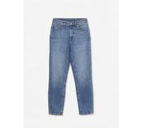 Mom-Jeans VERO MODA "VMNICKIE HR MOM JEANS BLUE MIX NOOS", Damen, Gr. 29, Länge 32, medium blau denim detail:ra3086, Denim/Jeans, Obermaterial: 99% Baumwolle, 1% Elasthan, unifarben, loose fit lang, J