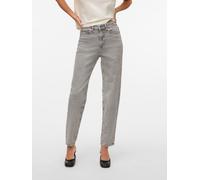 Vero Moda Tessa Mom Jeans in Hellgrau W26 / L32 Straight Fit