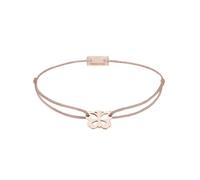 Momentoss Filo Armband - Textil - Braun Beige - rosé vergoldet - Schmetterling - 21200794 braun