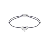 Momentoss Filo Armband - Textil - Grau-Lila - rhodiniert - Herz - 21200988 grau