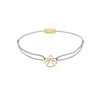 Momentoss Filo Armband - Textil - Hellgrau - vergoldet - Engel - 21200661 grau