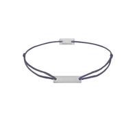 Momentoss Filo Armband - Textil - Lila Grau - Silber - Eckig - 21200044 grau