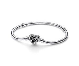 Moments Armband Unendlichkeit Herz aus Sterlingsilber 16cm