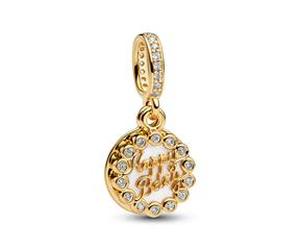 Moments Charm-Anhänger Happy Birthday-Torte, IP Gold