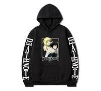 Momobuyi Death Note Hoodie L Lawliet Hoodie Misa Amane Cosplay Kostüm Langarm Pullover Sweatshirt für Männer Frauen