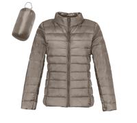 Momolaa Damen Steppjacke Winterjacke Outdoor Jacke Isolierte Puffermäntel Slim Fit Jacken Herbst Winter Übergangsjacke Gesteppt Windbreaker Funktionsjacke Leichte Warme Packbare Übergangsjacke