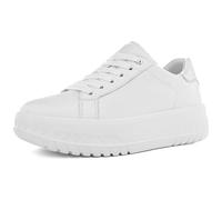 ara Damen Monaco Sneaker, Weiss,Silber, 39 EU Weit