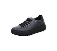 ARA Damen Monaco Low-Cut Sneaker, ANTHRAZIT,SCHWARZ, 39 EU Weit